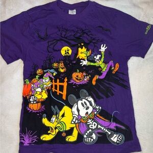 Disney Purple Halloween Graphic Tee